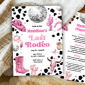 Space Cowgirl Laatste Rodeo Bachelorette Weekend Kaart