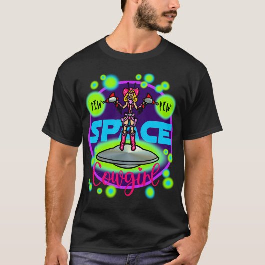 Space Cowgirl T-shirt (Voorkant)