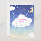 Space Cowgirl Uitnodiging (Achterkant)