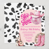 Space Cowgirl Western Cowgirl 30ste verjaardag Kaart (Voorkant / Achterkant)