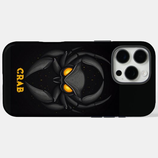 Space Crab gepersonaliseerd Case-Mate iPhone Case (Achterkant (horizontaal))