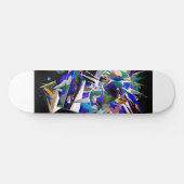 Space crash skateboard deck (Horizontaal)