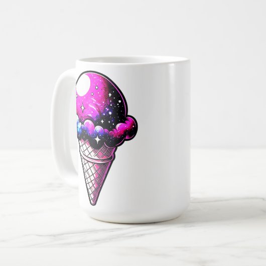 Space Cream Cone 205 Koffiemok (Voorkant links)