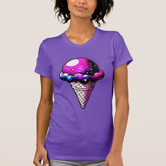 Space Cream Cone 205 T-shirt (Voorkant)