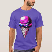 Space Cream Cone 205 T-shirt (Voorkant)