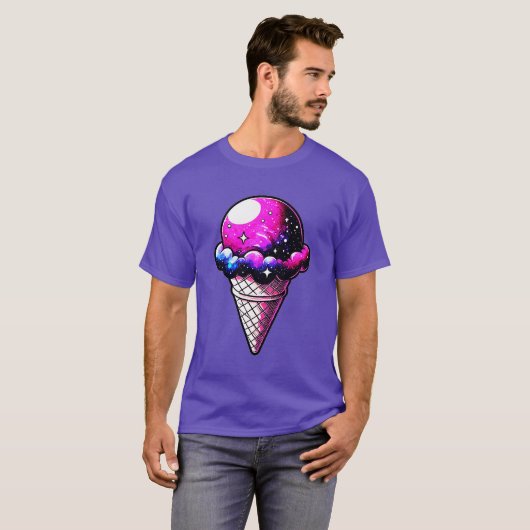 Space Cream Cone 205 T-shirt (Voorkant volledig)