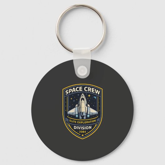 Space Crew Exploration Division Academy Keychain (Voorkant)