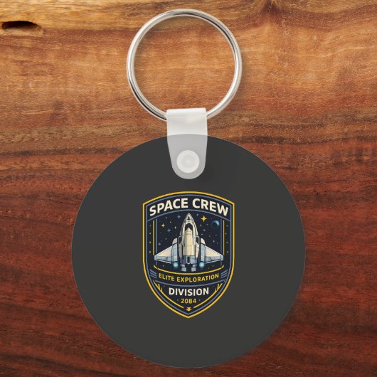 Space Crew Exploration Division Academy Keychain (Voorkant)