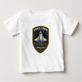 Space Crew Exploration Division Baby T-Shirt (Voorkant)