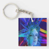 Space Crystal Sleutelhanger (voorkant)