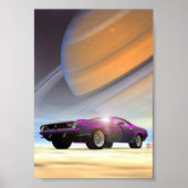 Space Cuda Poster (Voorkant)