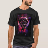 Space Demon 2049 - Synthwave-code voor het aambeel T-shirt (Voorkant)