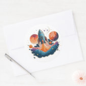 Space Design sticker (Envelop)