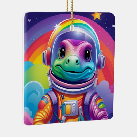 Space Dino- Ornament (Rechts)