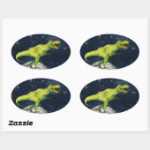 Space Dinosaur Captain T-rex Sticker (Vel)