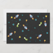 Space Dinosaur Galaxy - Hartelijk dank Bedankkaart (Achterkant)