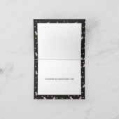 Space Dinosaur Galaxy Thank You Card (Binnen)