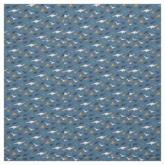 Space Dinosaur Pattern Stof (Swatch)