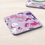 Space Dinosaurs, Cute Dinosaurs, Stars, Space Ship Bier Onderzetter (Linkerzijde)