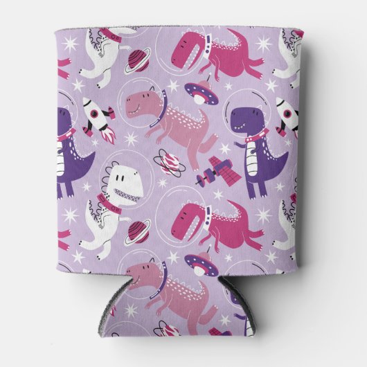 Space Dinosaurs, Cute Dinosaurs, Stars, Space Ship Blikjeskoeler (Voorkant)