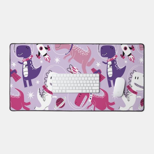 Space Dinosaurs, Cute Dinosaurs, Stars, Space Ship Bureaumat (Keyboard & Muis)