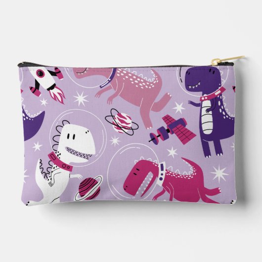 Space Dinosaurs, Cute Dinosaurs, Stars, Space Ship Etui (Achterkant)