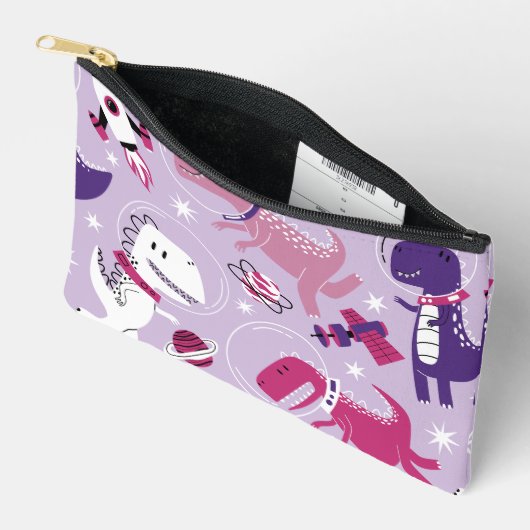 Space Dinosaurs, Cute Dinosaurs, Stars, Space Ship Etui (Open)