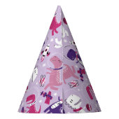 Space Dinosaurs, Cute Dinosaurs, Stars, Space Ship Feesthoedjes (Achterkant)