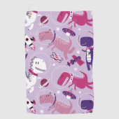 Space Dinosaurs, Cute Dinosaurs, Stars, Space Ship Golfhanddoek (Voorkant)