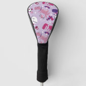 Space Dinosaurs, Cute Dinosaurs, Stars, Space Ship Golfheadcover (Voorkant)