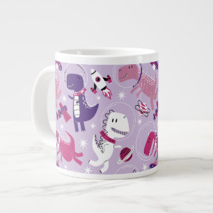 Space Dinosaurs, Cute Dinosaurs, Stars, Space Ship Grote Koffiekop