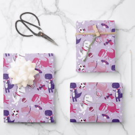 Space Dinosaurs, Cute Dinosaurs, Stars, Space Ship Inpakpapier Vel