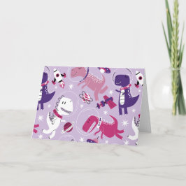 Space Dinosaurs, Cute Dinosaurs, Stars, Space Ship Kaart