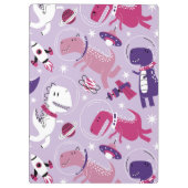 Space Dinosaurs, Cute Dinosaurs, Stars, Space Ship Klembord (Achterkant)