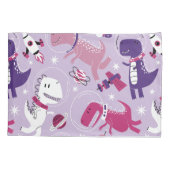 Space Dinosaurs, Cute Dinosaurs, Stars, Space Ship Kussensloop (Achterkant)