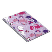 Space Dinosaurs, Cute Dinosaurs, Stars, Space Ship Notitieboek (Rechterzijde)