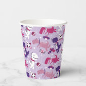 Space Dinosaurs, Cute Dinosaurs, Stars, Space Ship Papieren Bekers (Achterkant)