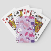 Space Dinosaurs, Cute Dinosaurs, Stars, Space Ship Pokerkaarten (Achterkant)