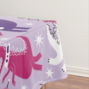 Space Dinosaurs, Cute Dinosaurs, Stars, Space Ship Tafelkleed