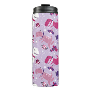 Space Dinosaurs, Cute Dinosaurs, Stars, Space Ship Thermosbeker