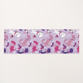 Space Dinosaurs, Cute Dinosaurs, Stars, Space Ship Yogamat (Achterkant (horizontaal))