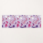 Space Dinosaurs, Cute Dinosaurs, Stars, Space Ship Yogamat (Voorkant (horizontaal))