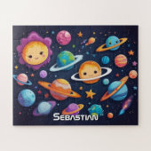 Space Discovery op maat Legpuzzel (Horizontaal)