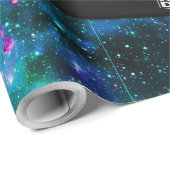Space dj cat pizza cadeaupapier (Rol Hoek)