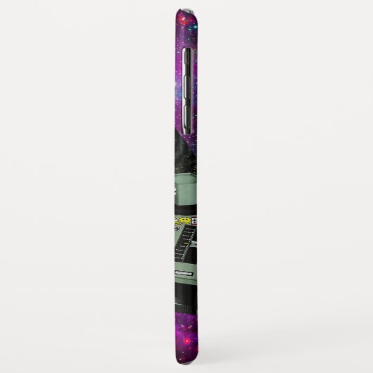 Space dj cat pizza Case-Mate iPhone case (Achterkant/links)