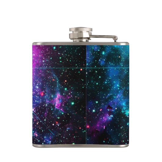 Space dj cat pizza heupfles (Achterkant)