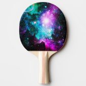 Space dj cat pizza tafeltennisbatje (Achterkant)