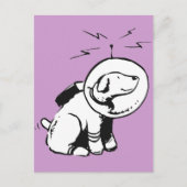 Space Dog Briefkaart (Voorkant)