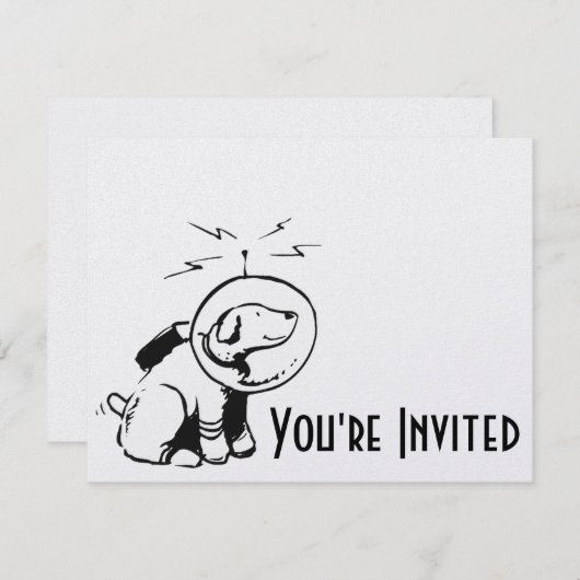 Space Dog Kaart (Voorkant / Achterkant)