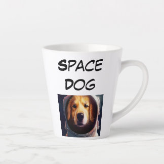 Space Dog Latte Mok